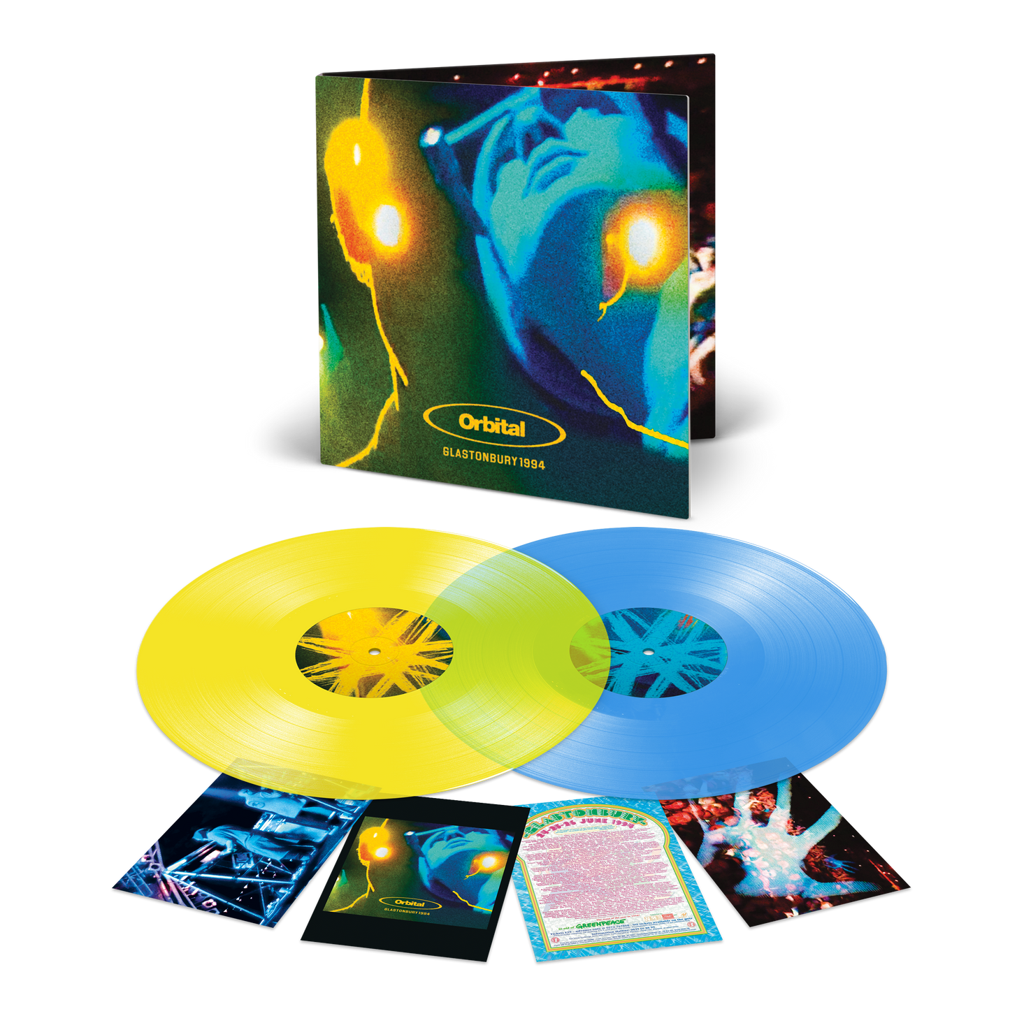 Orbital - Glastonbury 1994 [2LP Transparent Yellow & Blue]