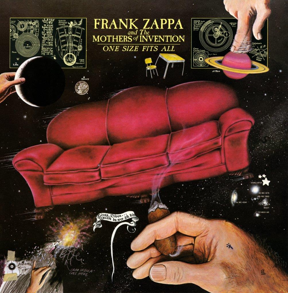 Frank Zappa - One Size Fits All [2LP Black Glitter]