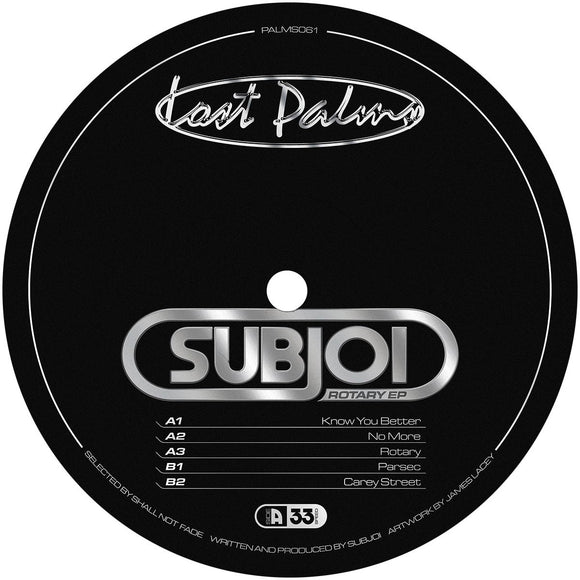 Subjoi - Rotary EP [solid silver vinyl / label sleeve]