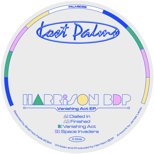 Harrison BDP - Vanishing Act EP [blue vinyl / printed sleeve]