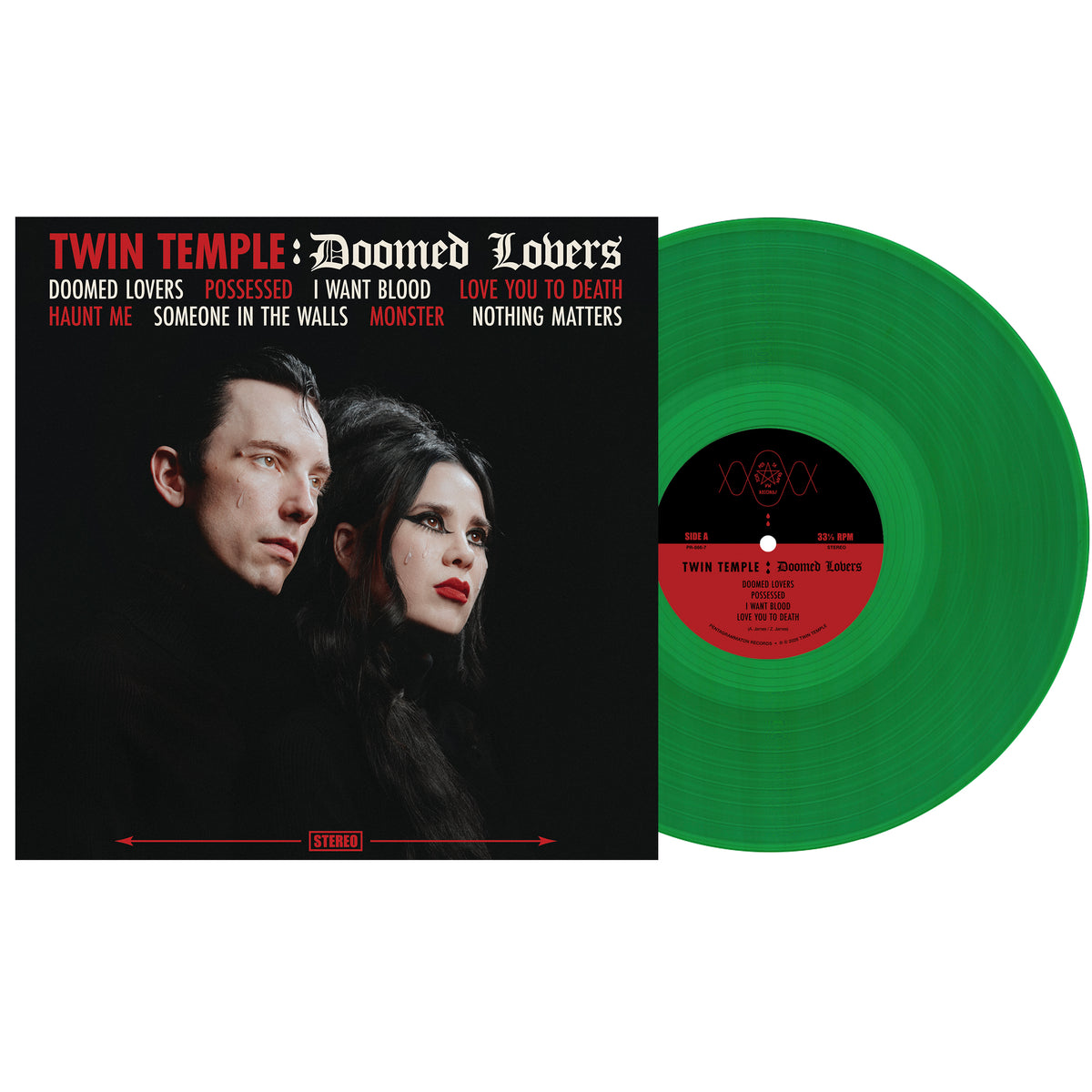 Twin Temple - Doomed Lovers [Translucent Green Vinyl]