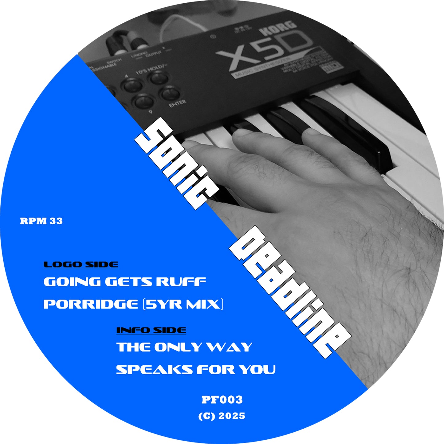 Sonic Deadline - Going Gets Ruff EP (Clear Blue Vinyl)