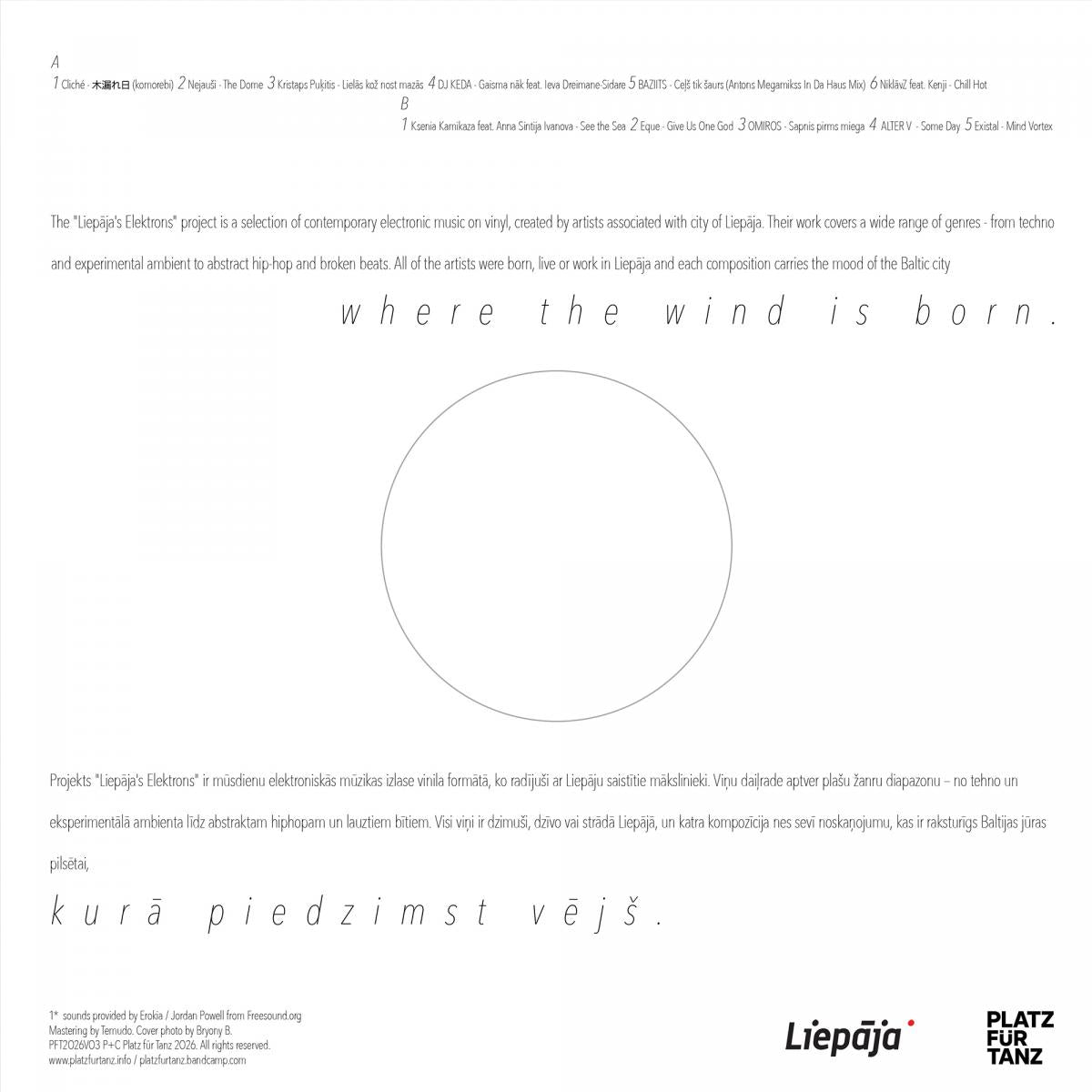 VA - Liepāja's Elektrons [Printed Sleeve,Matt Sleeve,Shrinkwrap]