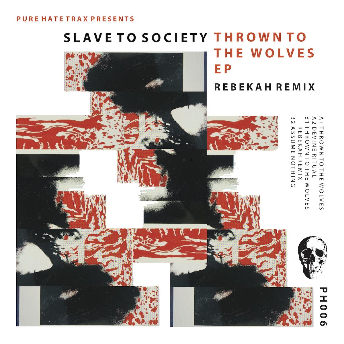 Slave To Society - Thrown To The Wolves EP [stickered sleeve]