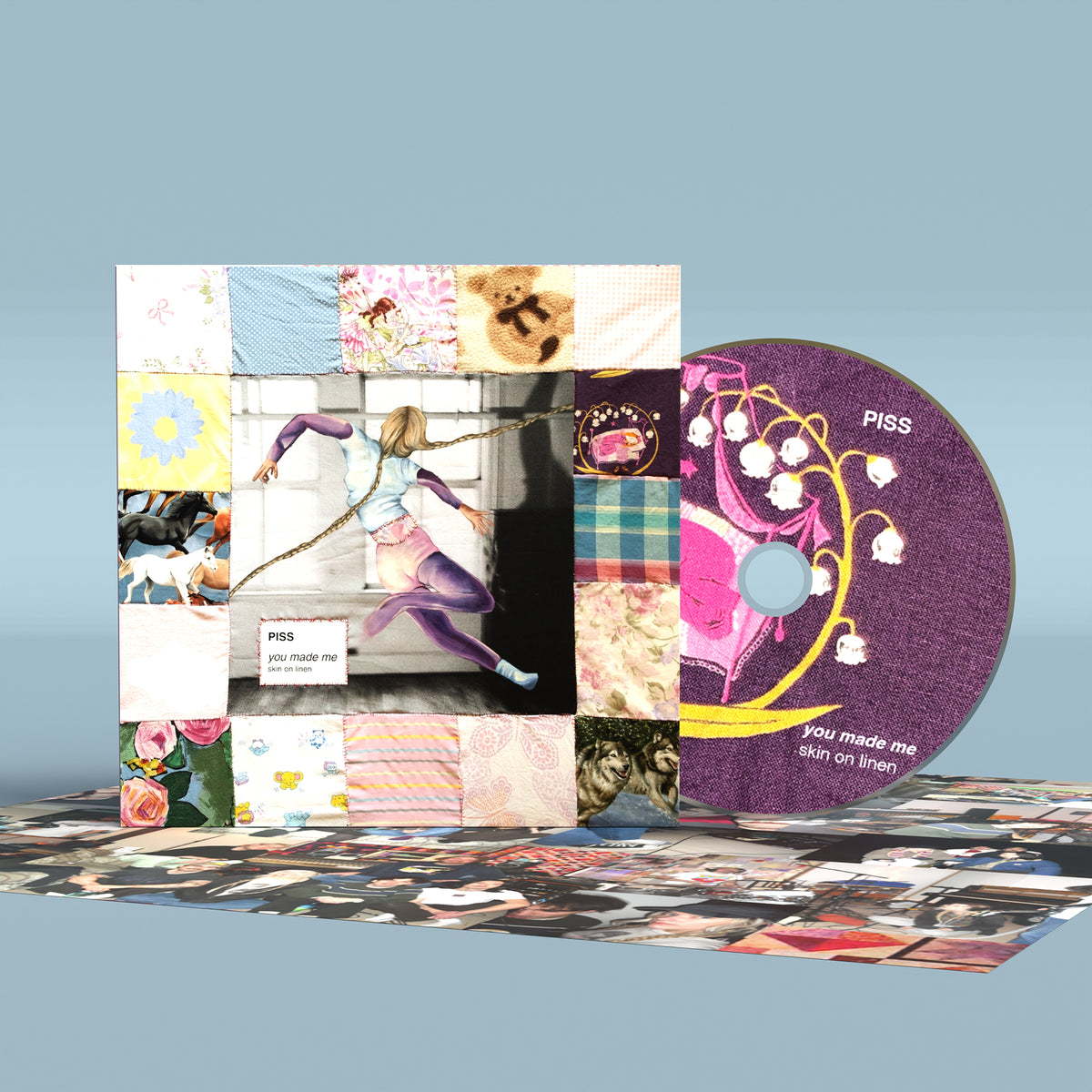 PISS - you made me / skin on linen [CD]