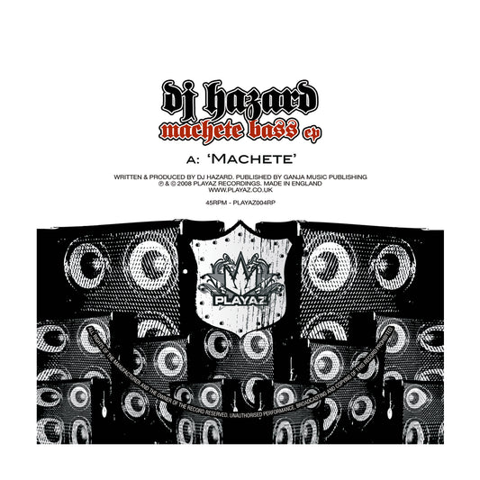 DJ Hazard - Machete Bass EP (Black Vinyl 2x12" Version)