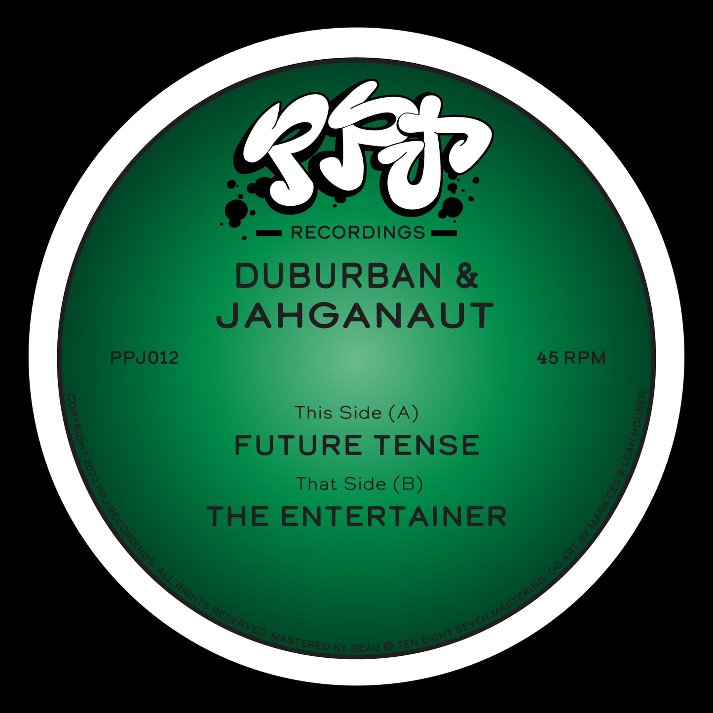Duburban & Jahganaut - Future Tense / The Entertainer