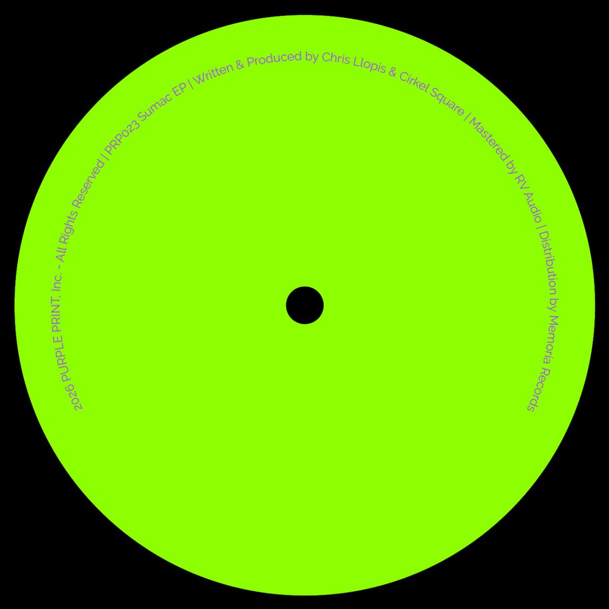 Cirkel Square & Chris Llopis - Sumac EP