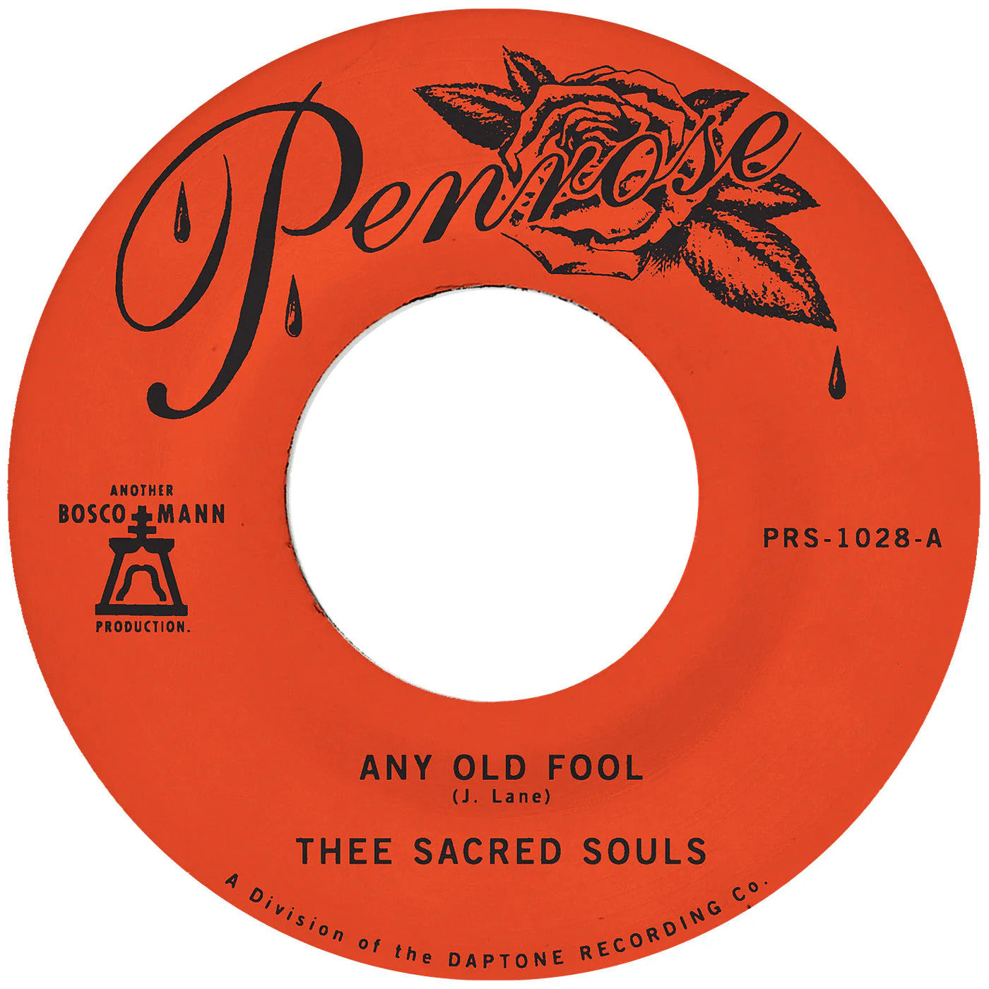 THEE SACRED SOULS - ANY OLD FOOL b/w PRICE I’LL PAY [7" Vinyl]