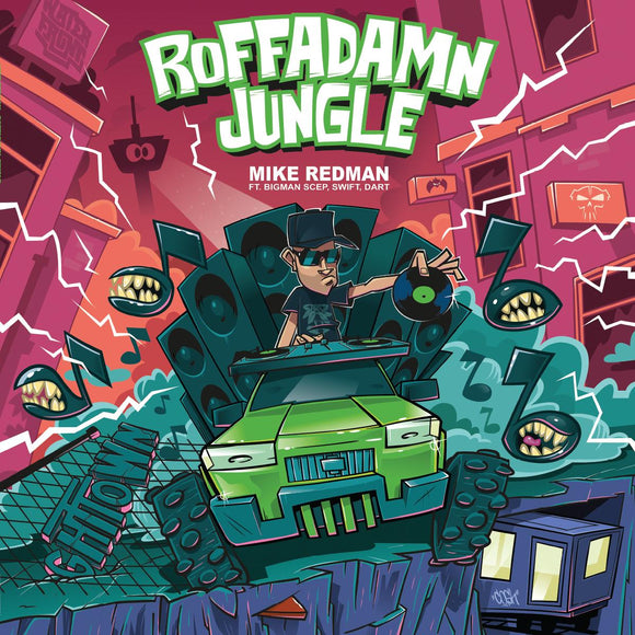 Mike Redman - Roffadamn Jungle [transparent green vinyl / printed sleeve / incl. dl code]