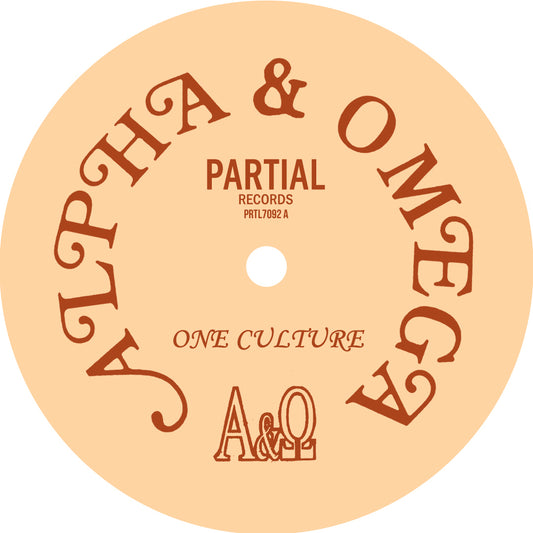 Alpha and Omega - One Culture [7" Vinyl]