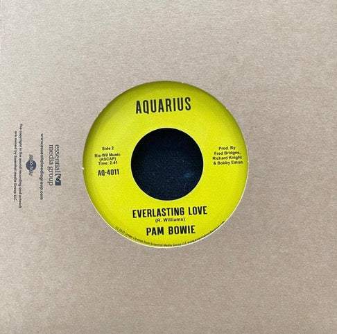 PAM BOWIE - EVERLASTING LOVE b/w HE'S ALL I NEED [7" Vinyl]