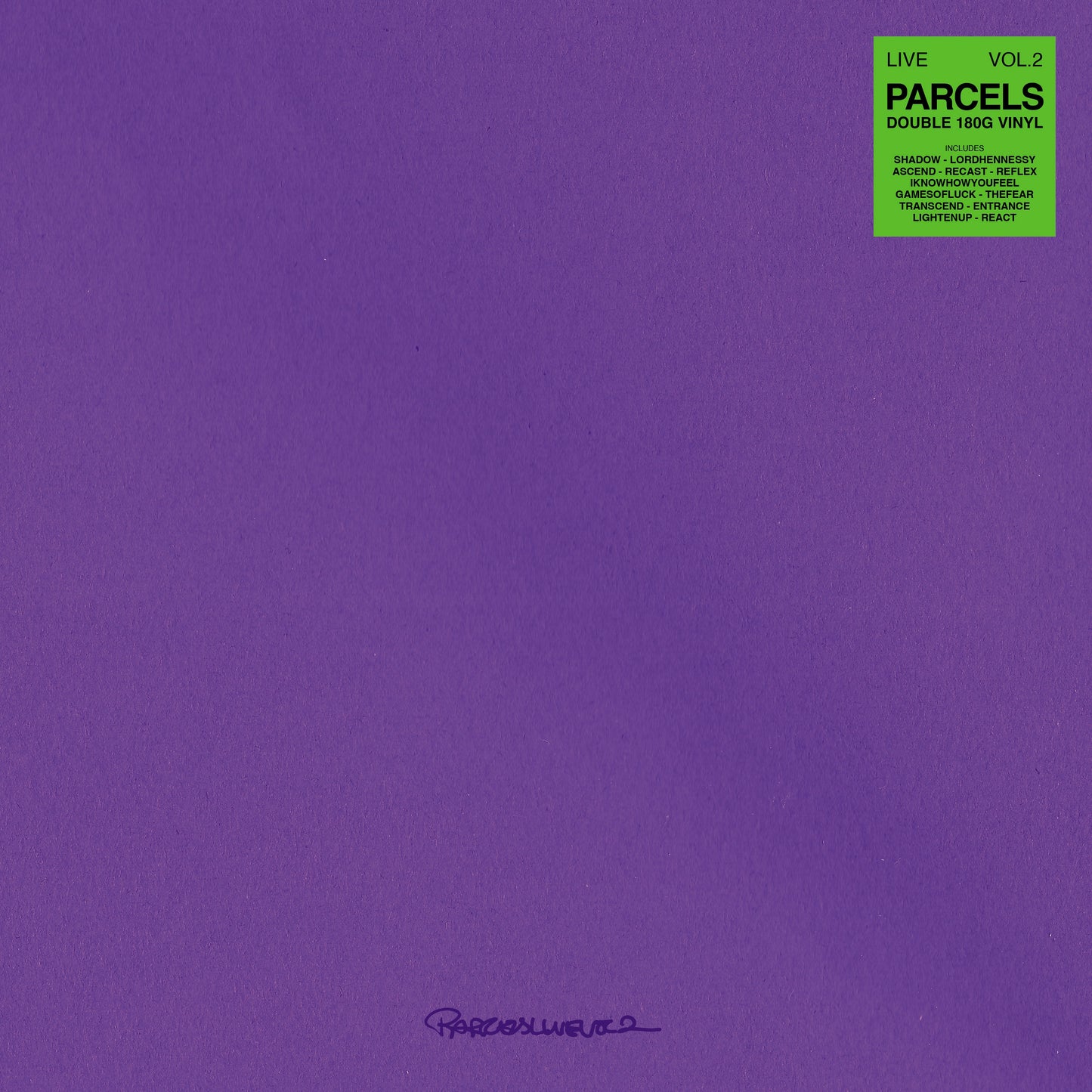 Parcels – Live Vol 2 [Double Vinyl]