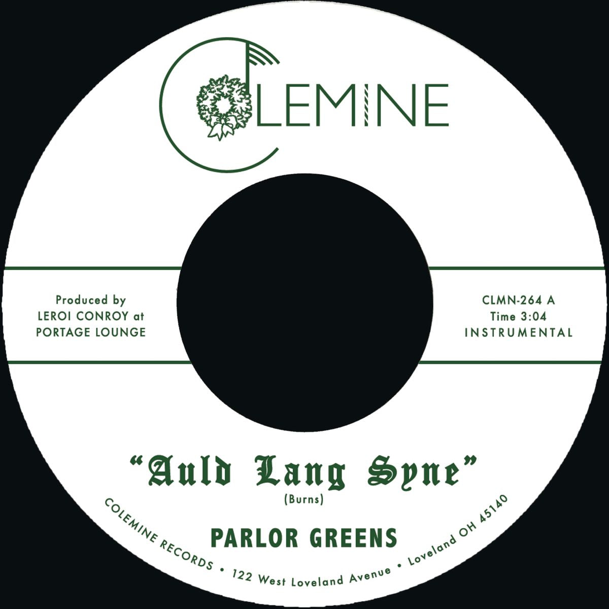 Parlor Greens - Auld Lang Syne / Everyday Will Be Like A Holiday [7" Single]