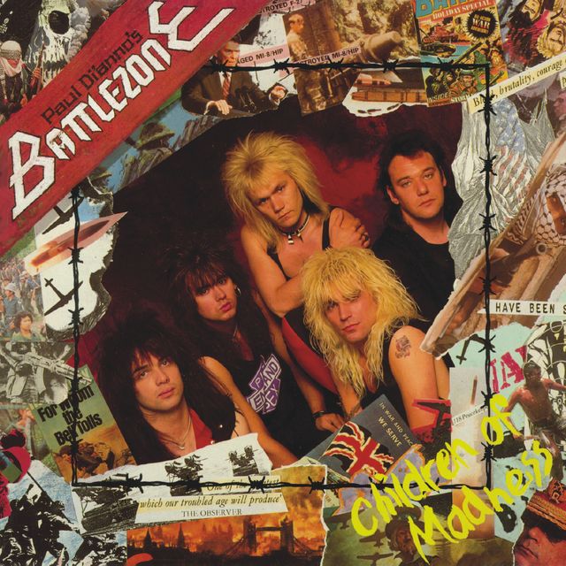 Paul Di'anno's Battlezone - Children Of Madness [Orange swirl vinyl]