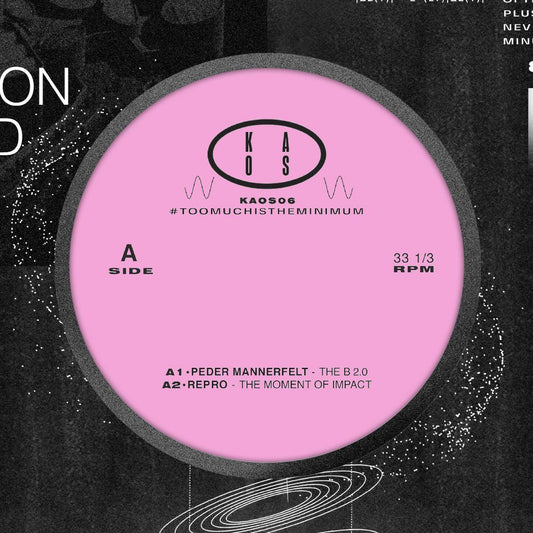 Peder Mannerfelt / Repro / Darc Marc / Uncrat - #TOOMUCHISTHEMINIMUM [label sleeve]