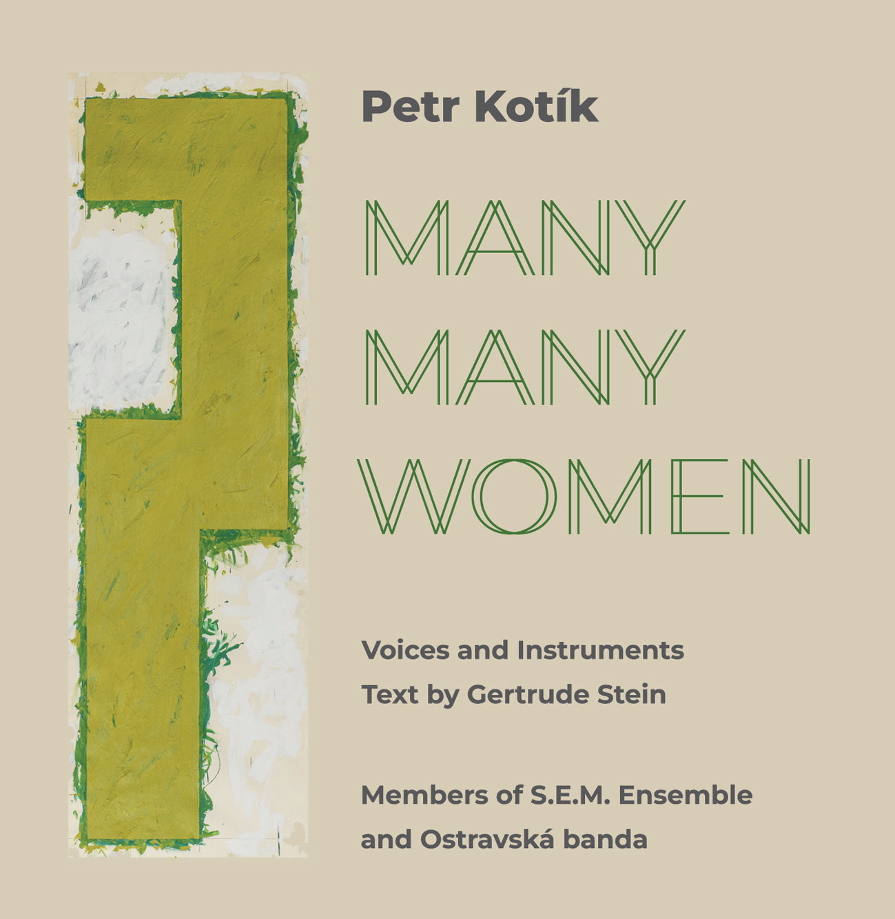 Petr Kotik - Many Many Women (Text by Gertrude Stein) [2CD]