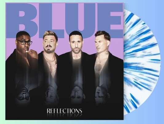 BLUE - Reflections (White/Blue Splatter Vinyl) (Signer Edition)