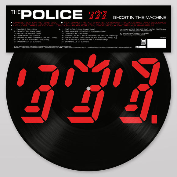 The Police - Ghost In The Machine [Picture Disc]