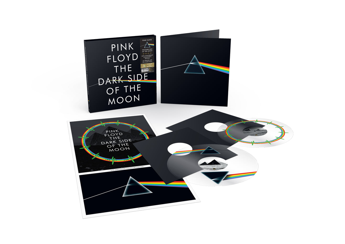 PINK FLOYD - THE DARK SIDE OF THE MOON (50th ANNIVERSARY 2023 REMASTER  LIMITED COLLECTORS EDITION UV VINYL PICTURE DISC)