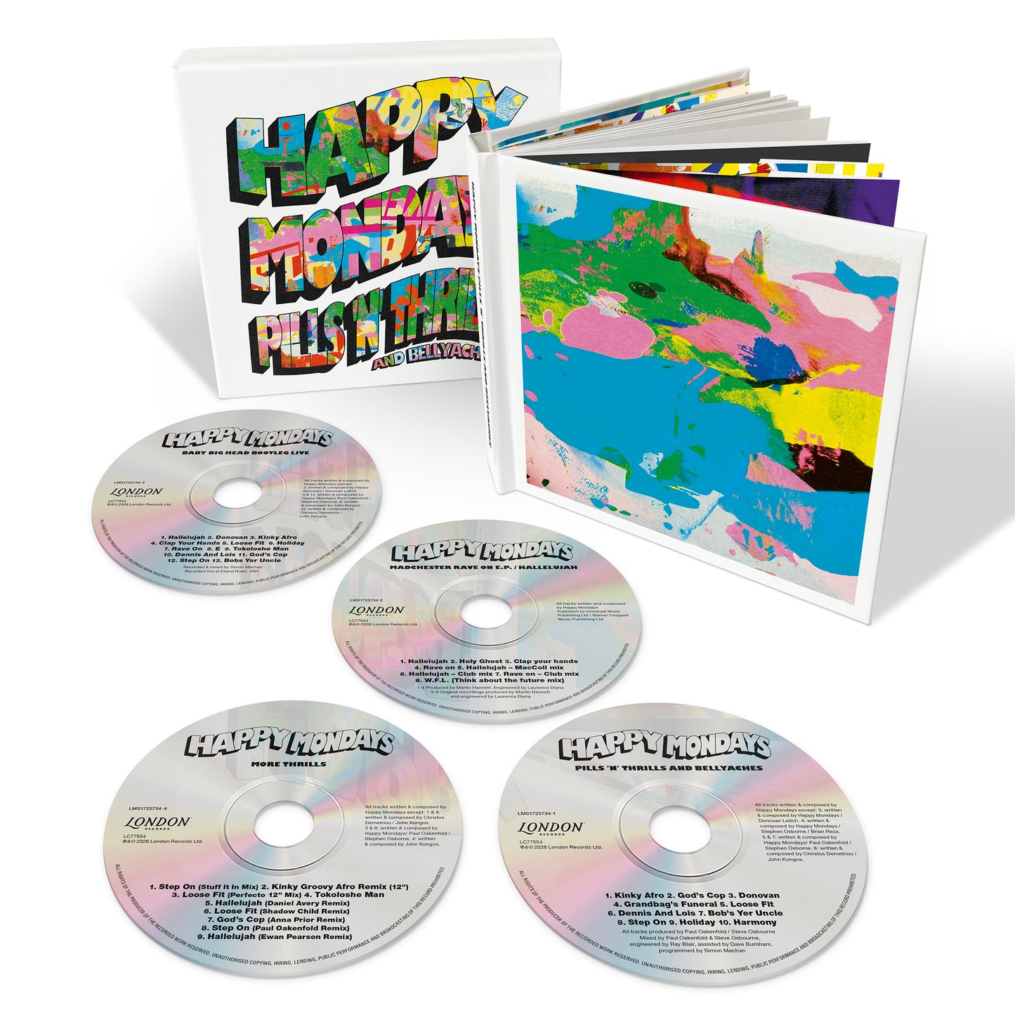 Happy Mondays - Pills 'n' Thrills and Bellyaches [4CD Bookset]