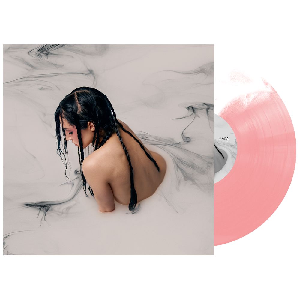 Poppy – Negative Spaces [White + Pink Half/Half Blend Vinyl]
