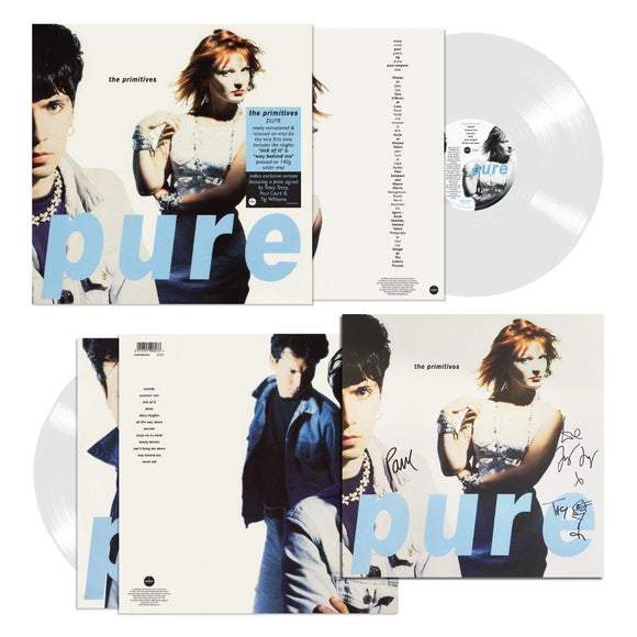 The Primitives - Pure (180g White vinyl Signed Exclusive) (ONE PER PERSON)