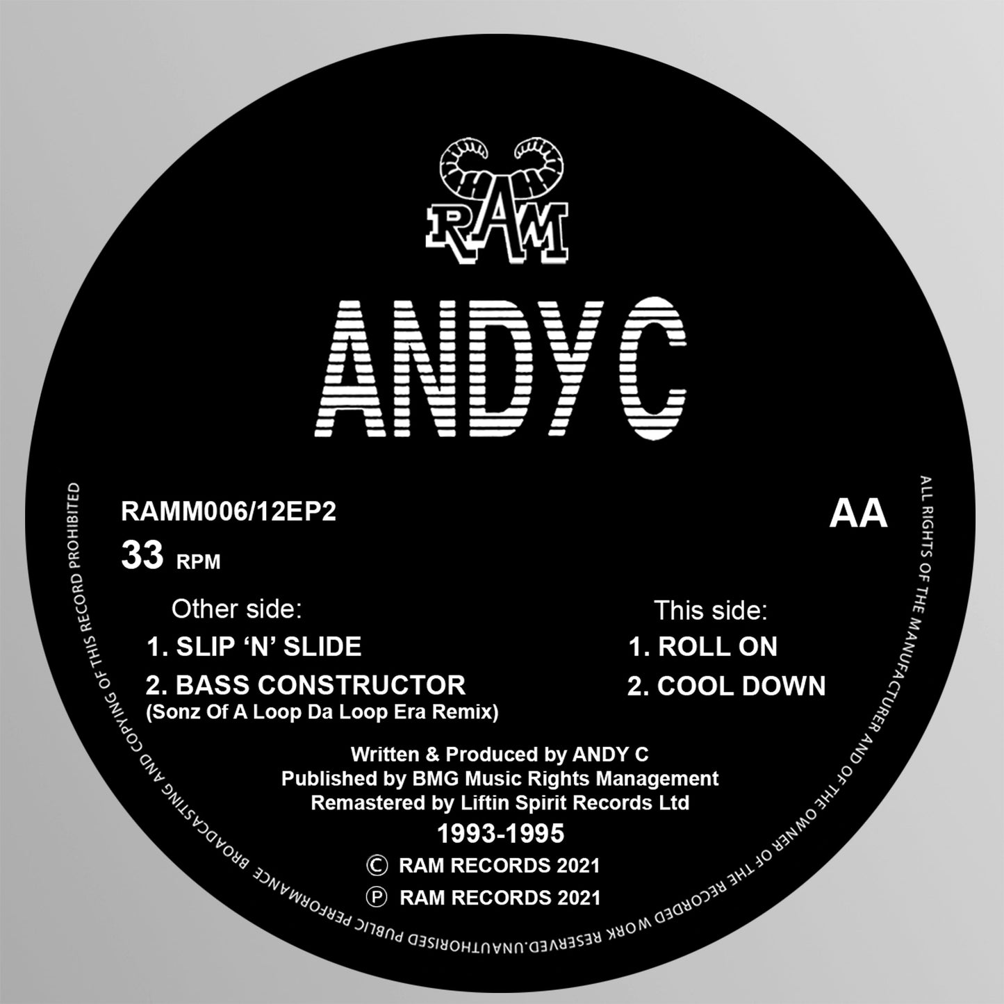 ANDY C - Slip 'N' Slide