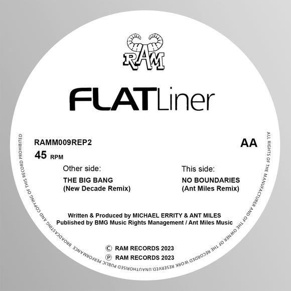 Flatliner - The Big Bang (New Decade Remix) / No Boundaries (Ant Miles Remix) (2023 Remixes)