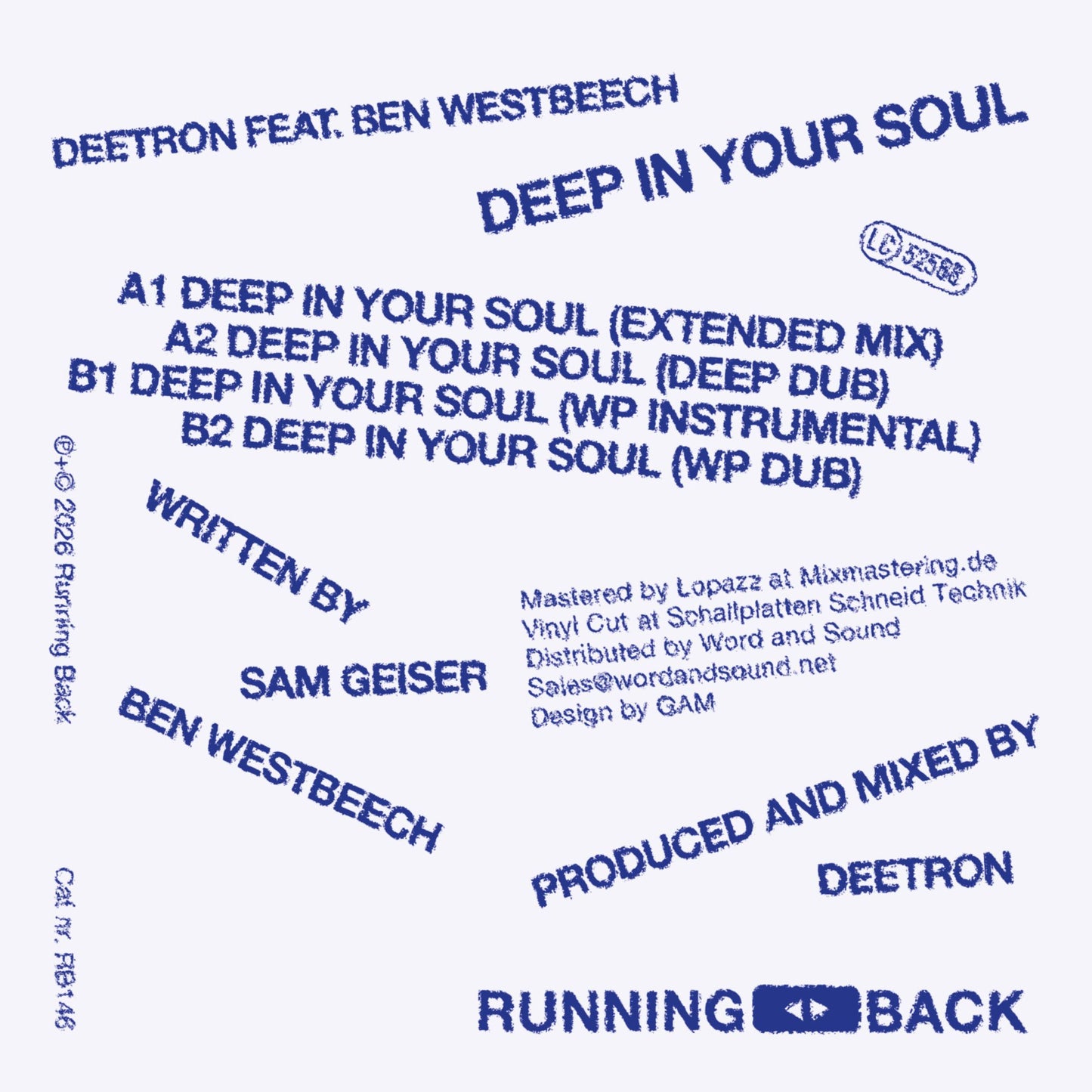 Deetron feat. Ben Westbeech - Deep In Your Soul