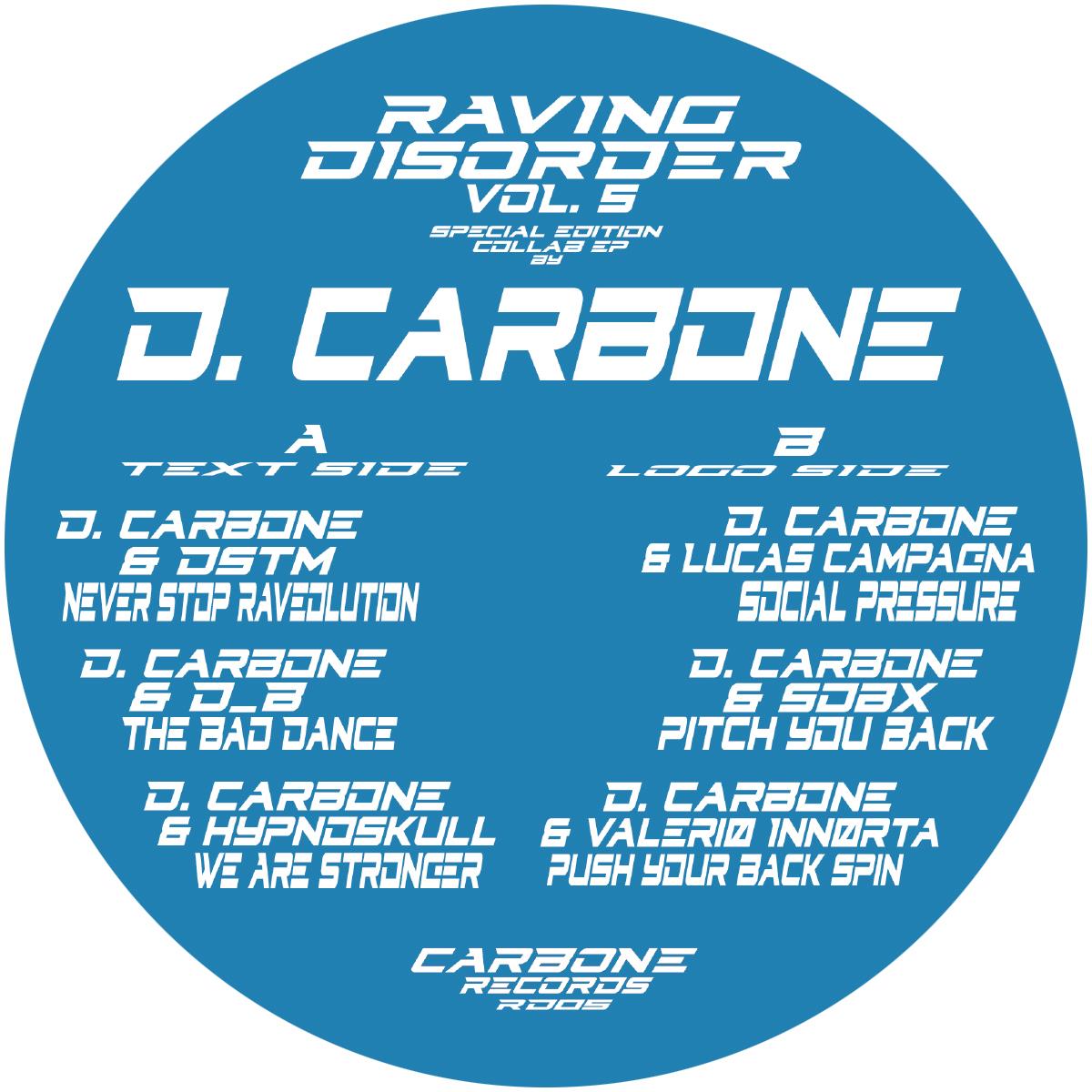 Carbone - Raving Disorder Vol. 5 [blue marbled vinyl]