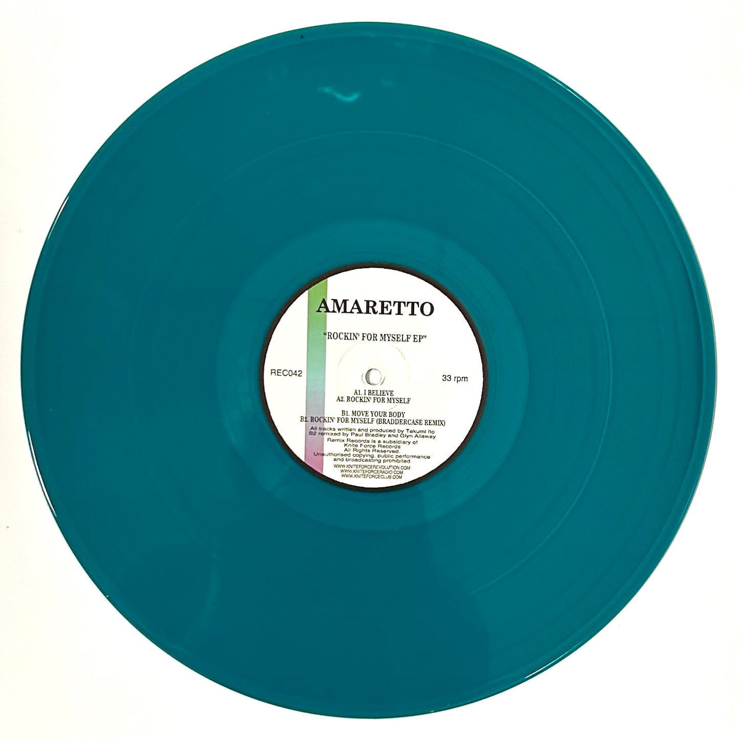 Amaretto - Rockin' For Myself EP (Turquoise Vinyl Version)
