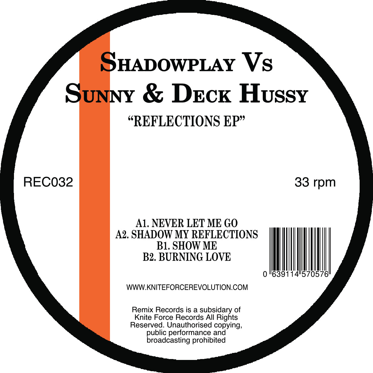 Shadowplay Vs Sunny & Deck Hussy - Reflections EP