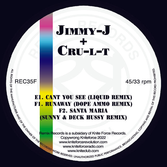 Jimmy J & Cru-L-T - Remixes 2 EP