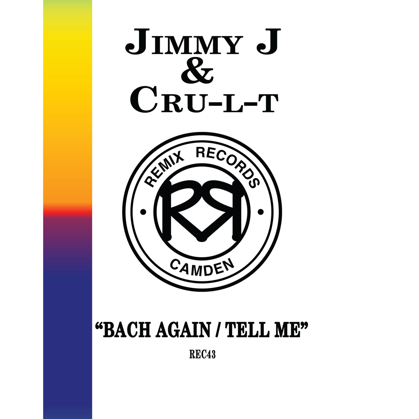 Jimmy J & Cru-L-T - Bach Again EP (10" vinyl)