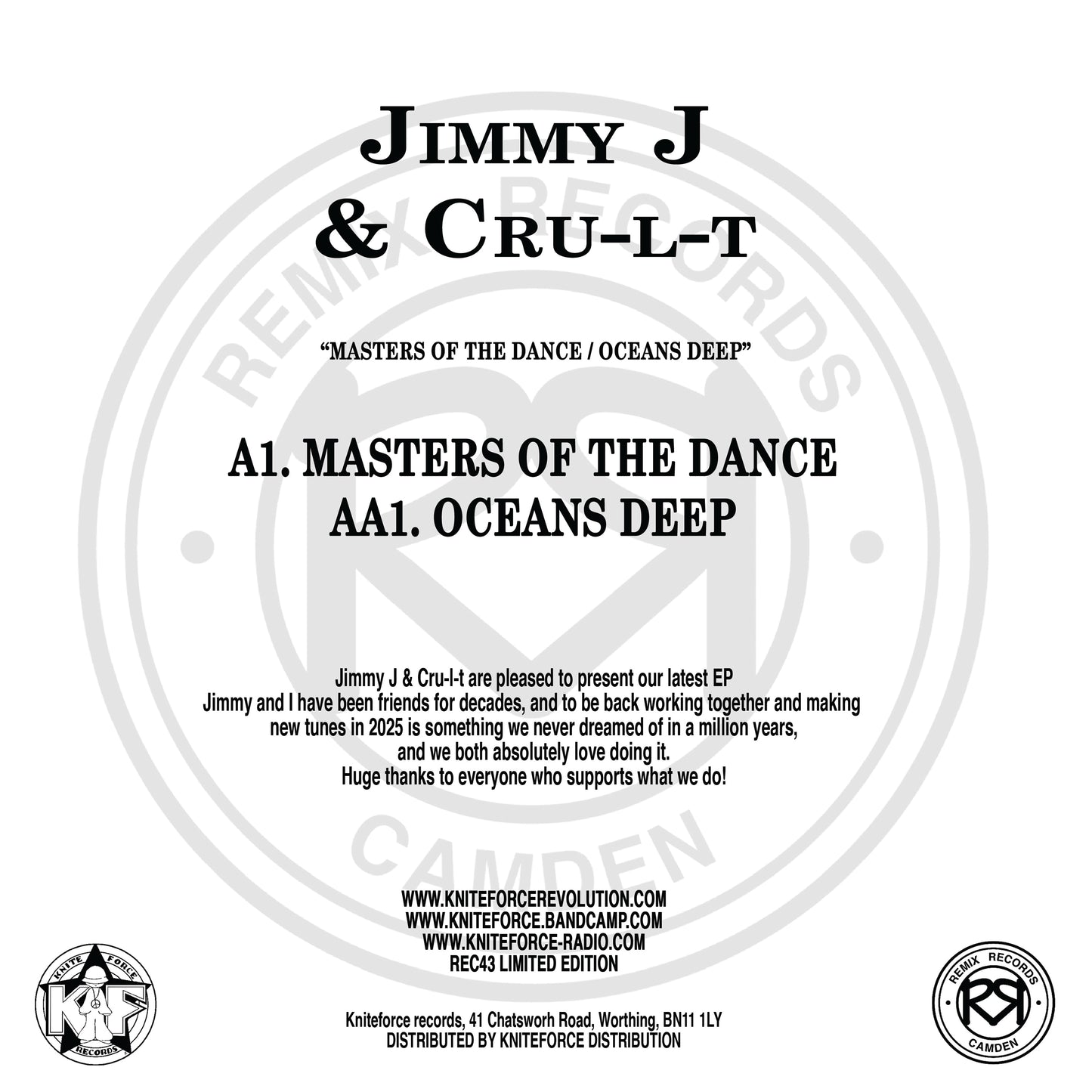 Jimmy J & Cru-L-T - Masters Of The Dance