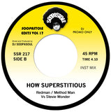 REDMAN / METHOD MAN VS STEVIE WONDER - How Superstitious (White Vinyl Repress)