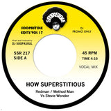 REDMAN / METHOD MAN VS STEVIE WONDER - How Superstitious (White Vinyl Repress)