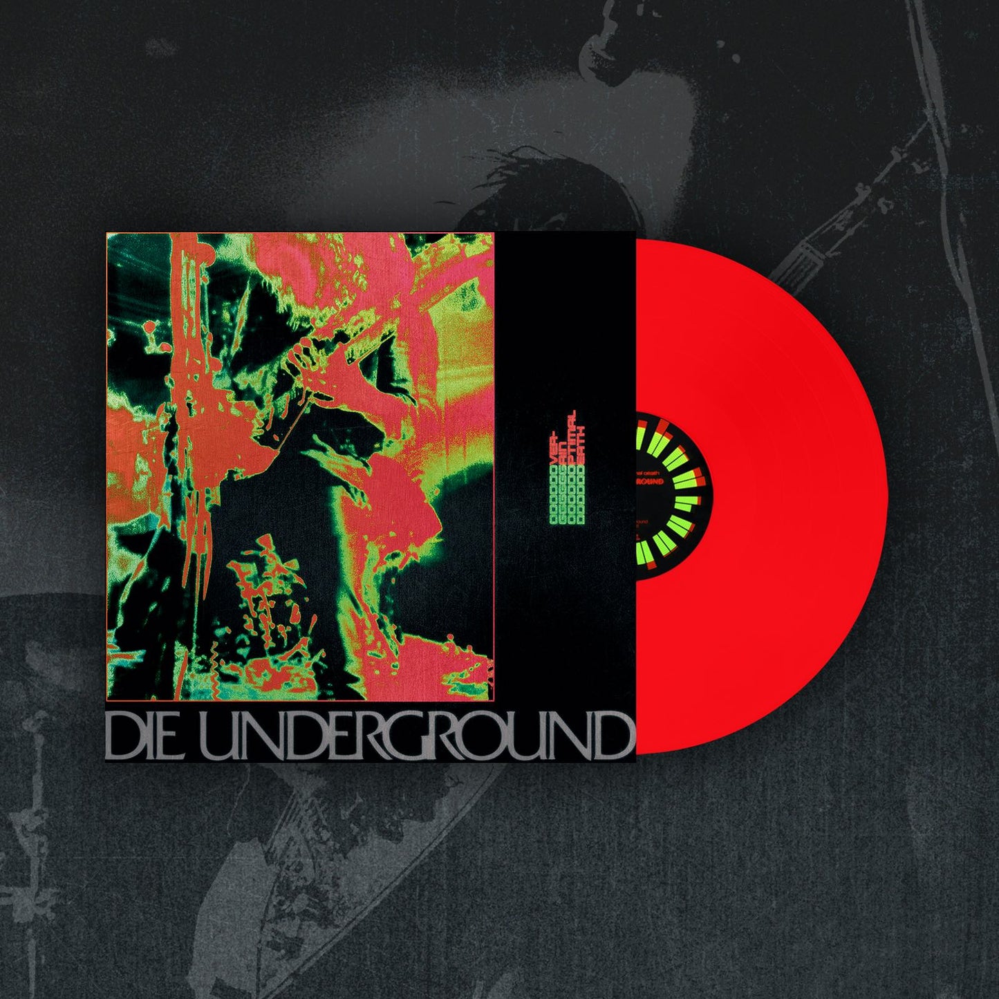 OVER-GAIN OPTIMAL DEATH - Die Underground [MOLTEN RED VINYL]