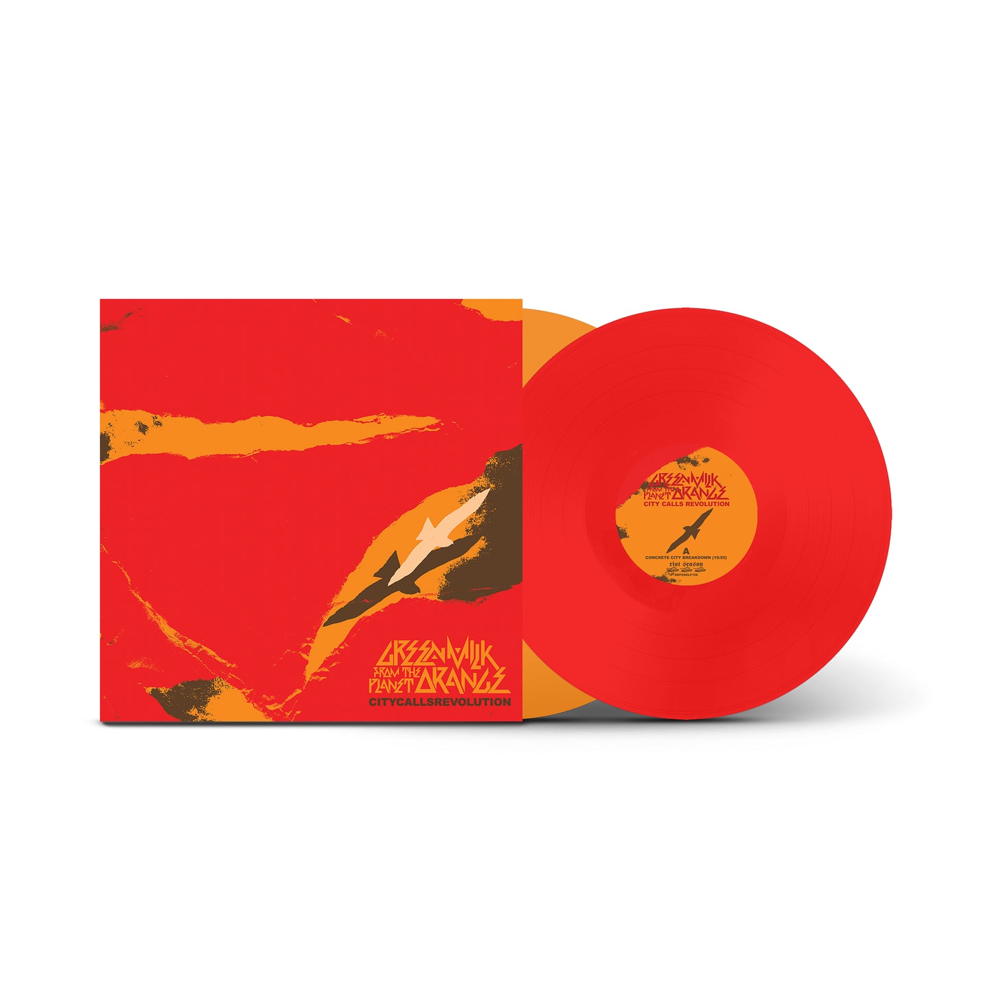 GREEN MILK FROM THE PLANET ORANGE - City Calls Revolution [2LP RED & ORANGE]