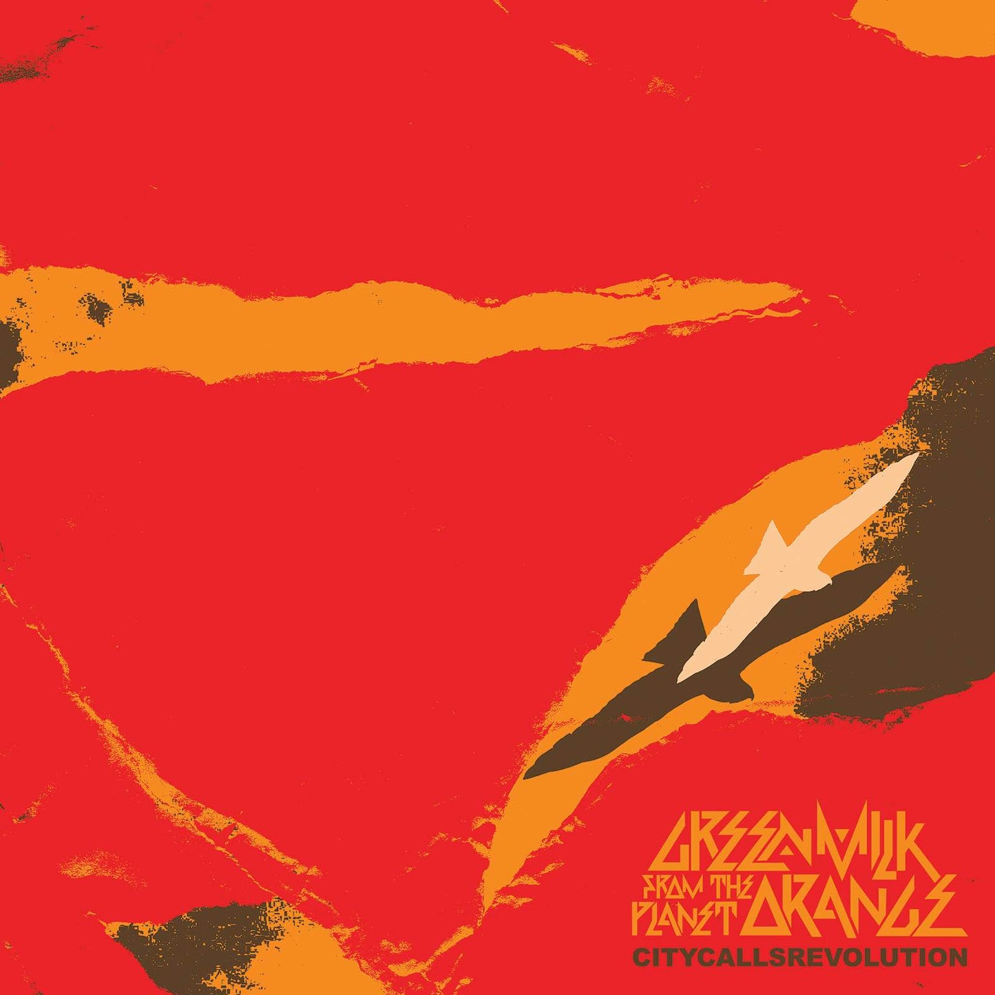 GREEN MILK FROM THE PLANET ORANGE - City Calls Revolution [2LP RED & ORANGE]