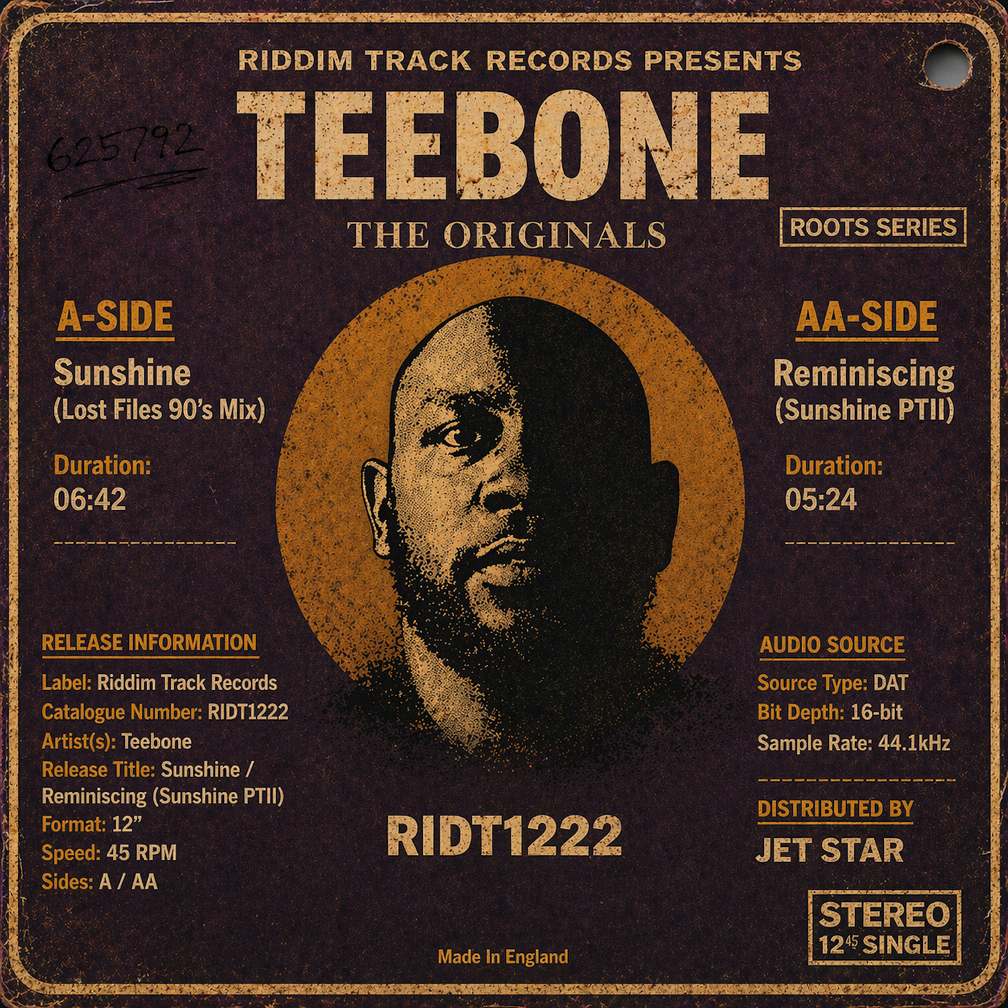 Teebone - Sunshine / Reminiscing