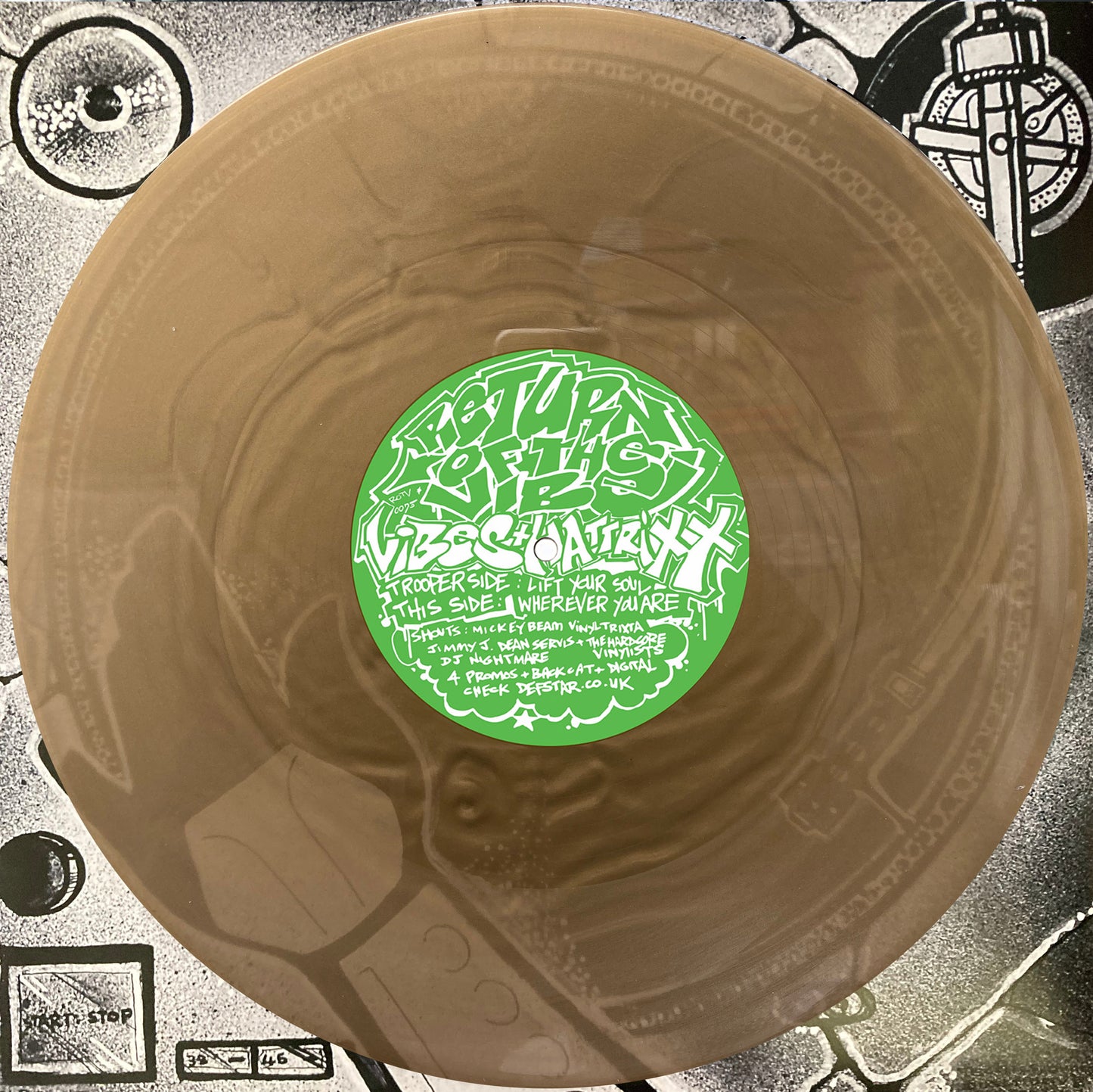Vibes & Hattrixx - Lift Your Soul EP (Gold Coloured Vinyl Edition)
