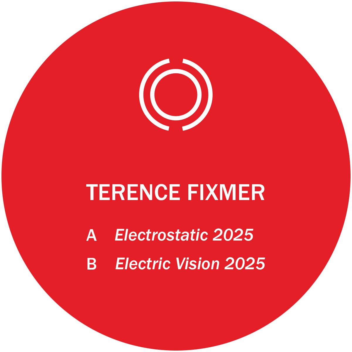 Terence Fixmer - Electrostatic 2025 / Electric Vision 2025 [10 inch red vinyl]