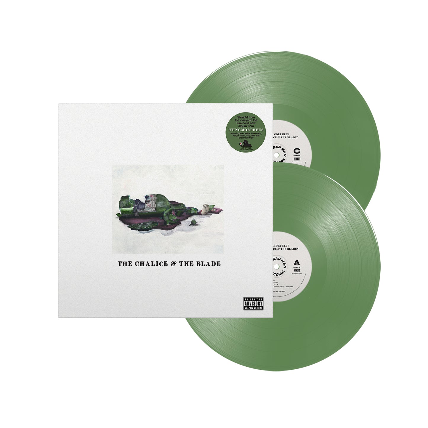 Yungmorpheus & Real Bad Man - The Chalice & The Blade [OLIVE GREEN 2LP & 7”]
