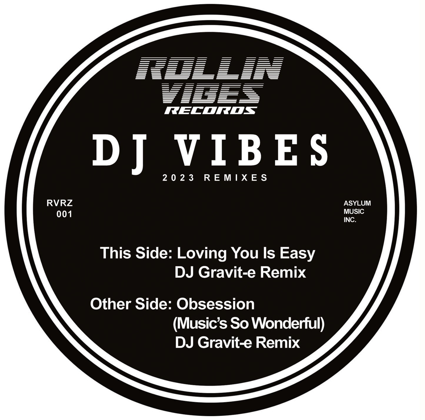 Gravit-E - Dj Vibes - Obsession / Loving You Is Easy (Gravit-E Remixes)