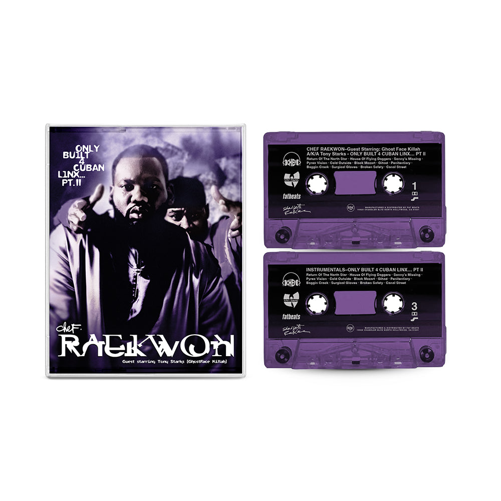 Raekwon - Only Built 4 Cuban Linx... Pt. II: Vocal & Instrumental Versions [Special edition double Purple Cassette]
