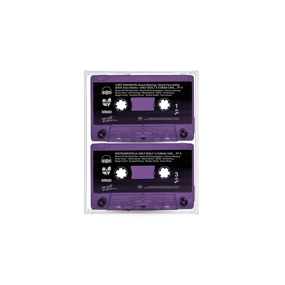 Raekwon - Only Built 4 Cuban Linx... Pt. II: Vocal & Instrumental Versions [Special edition double Purple Cassette]