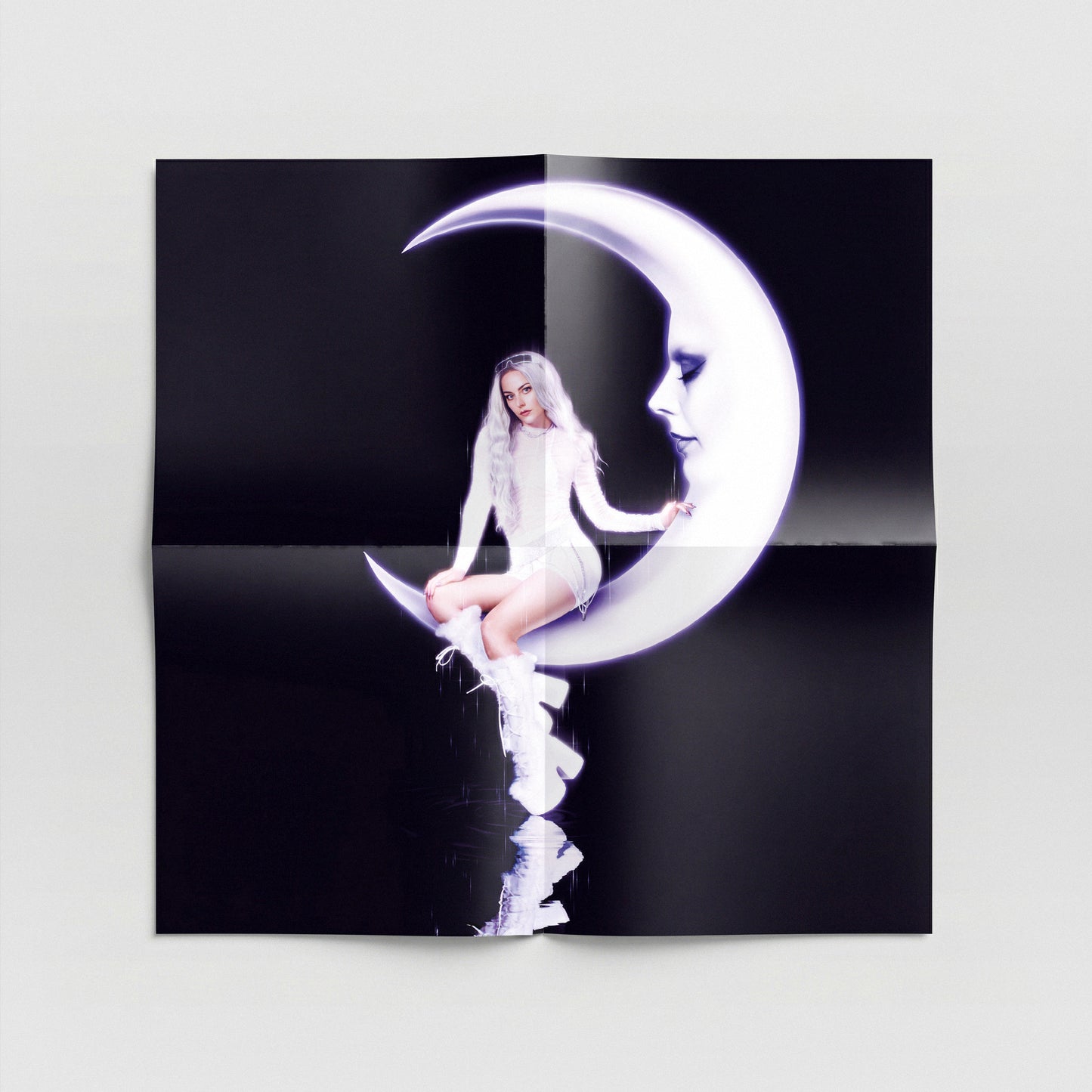 Hannah Diamond - Reflections Upscaled Vinyl [Milky Clear Glitter 2LP]