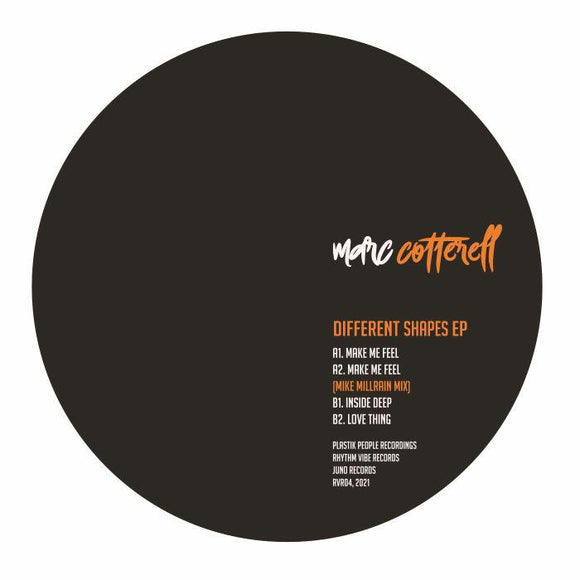 Marc COTTERELL - Different Shapes EP (feat Mike Millrain remix)